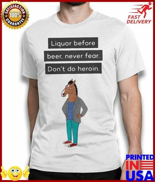 

bojack horseman quote t shirt mens and womens cotton tee, Gray;blue