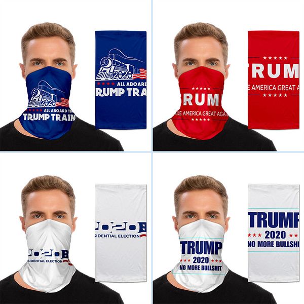 

dropshipping trump 2020 flags face masks cycling bike bicycle riding scarf variety magic headband veil scarves face mesh bandanas mask c1602