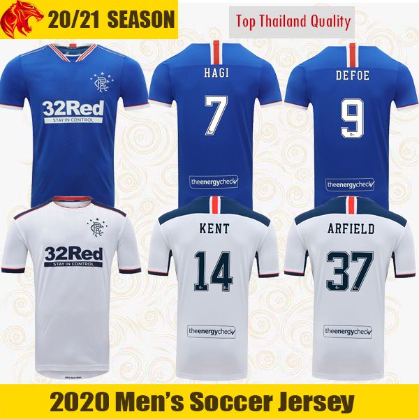 

20 21 castore rangers soccer jerseys davis 2019 arfield rangers fc tavernier morelos football shirt defoe mens jersey kids, Black;yellow