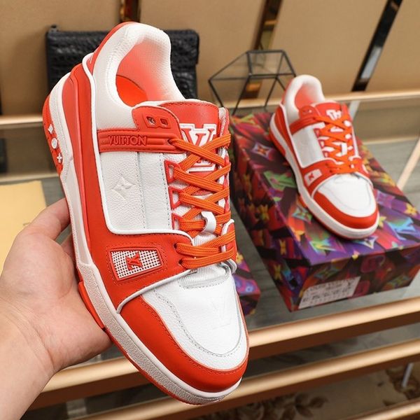 

2020 b17 fashion trend mens designer shoes leather mesh breathable comfortable outdoor shoes lace-up casual hiker shoes mens sneakers, Black