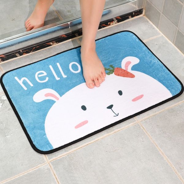 

bedroom kitchen cartoon carpet door wear-resistant water absorbing carpet non-slip mat bathroom non-slip mat mat