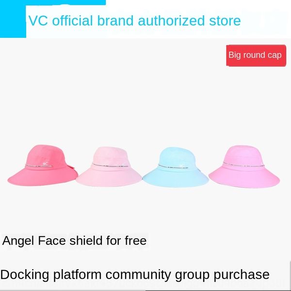

korean fisherman screen screen vvc2020 new big round fisherman protection women's summer sun korean-style basin hat sun hat, Blue;gray