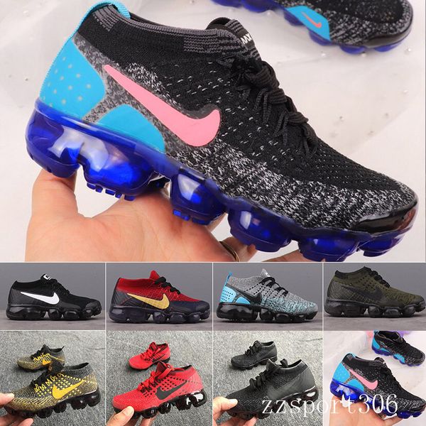

rainbow air 2018 style fly 2.0 mens women shoes shock kids running shoes fashion children casual sports sneakers shoes tr4kk, Black
