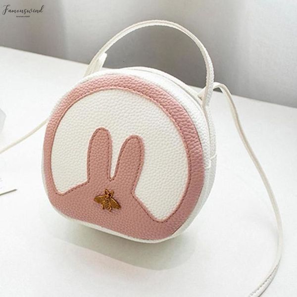

women mini plain cartoon zipper satchel pu single shoulder bag with handle