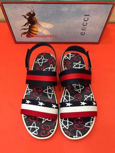 

fashion non-slip sandals 207563 men slippers slippers drivers sandals slides sneakers leather slipper, Black;green