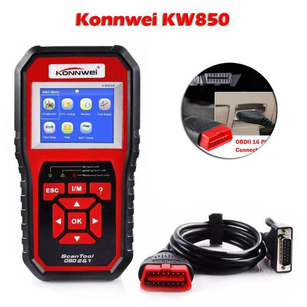 

konnwei kw850 full obd2 car scanner auto car diagnostic tool obdii code reader diagnostic tool obdii code reader#yl10