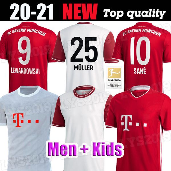 

бавария мюнхен 20 21 сана коутиих трикотажных изделий футбола левандовски эрнандес nianzou muller футбол рубашка мужчина + дети набор 120 mu, Black;yellow