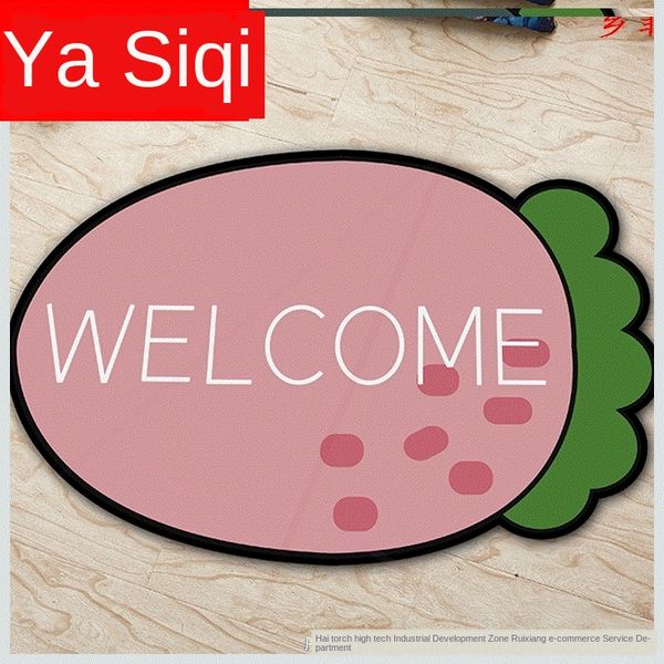 

special-shaped cat cartoon floor floor non-slip door entrance toilet door mat water absorbing bathroom bathroom non-slip mat mat