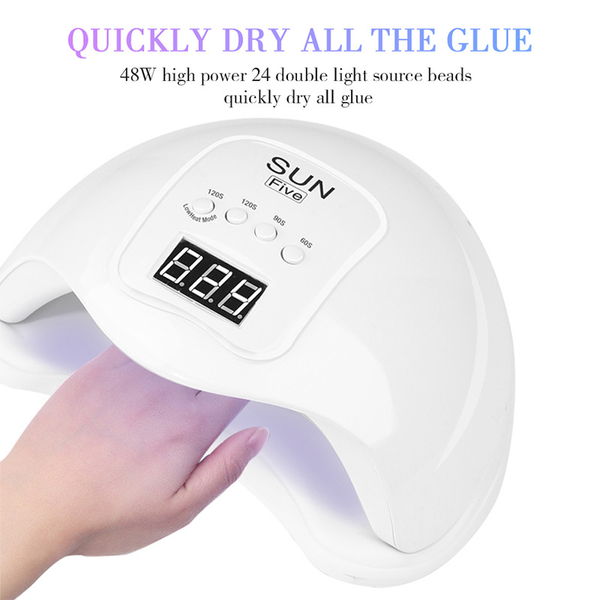 

nail dryers 48w art dryer light led smart sensor quick dry potherapy machine portable tool