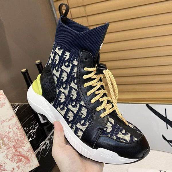 

comfortable mens shoes fashion classic sneakers lightweight autumn and winter footwears high lace -up luxury men boots fast delivery, Black