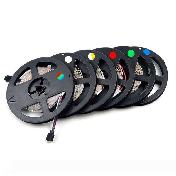 

DC12V LED Strip Lights 5050 SMD flexible lights Warm White Red Green Blue RGB Flexible 5M Roll 300 Leds Ribbon Waterproof Non-waterproof
