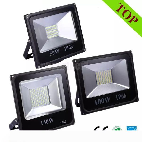 

new led floodlights 30w 50w 100w 200w 300w refletor ip66 waterproof led flood lamp led outdoor ac 85-265v spotlight street lights