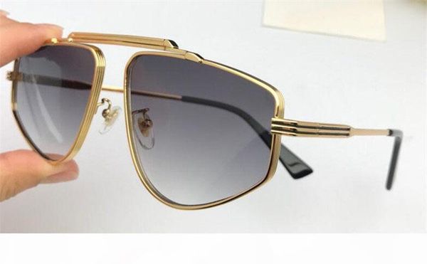 

new fashion designer sunglasses 0413 metal pilots frame popular selling style uv400 lens protection eyew classic style, White;black