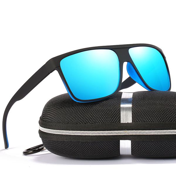 

souson women's polarized sunglasses driving glasses for men outdoor sport mirror colordful lens, White;black