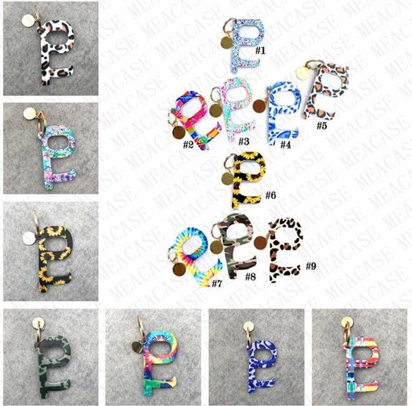 

designer safety protection isolation no-touch opener elevator button contactless tool non-contact safety door handle brass key chain d72709