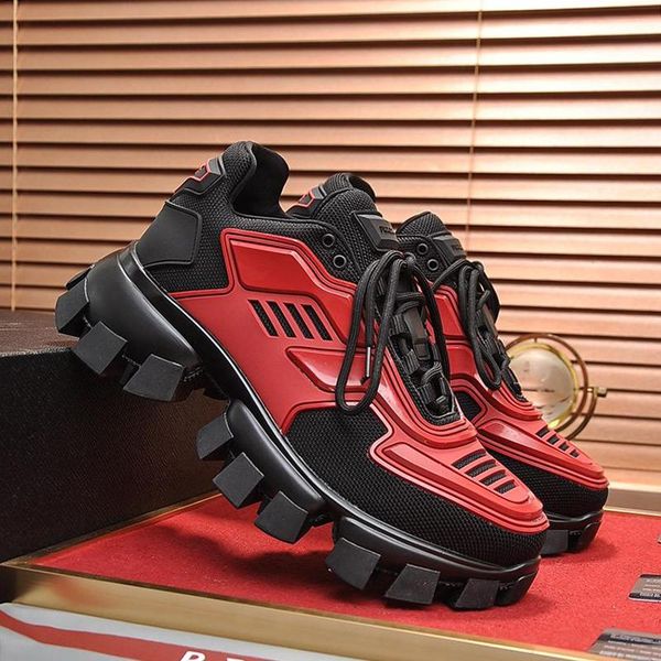 

new arrival mens shoes fast delivery fashion classic outdoor walking shoes sports luxury low men shoes cloudbust thunder knit sneakers, Black