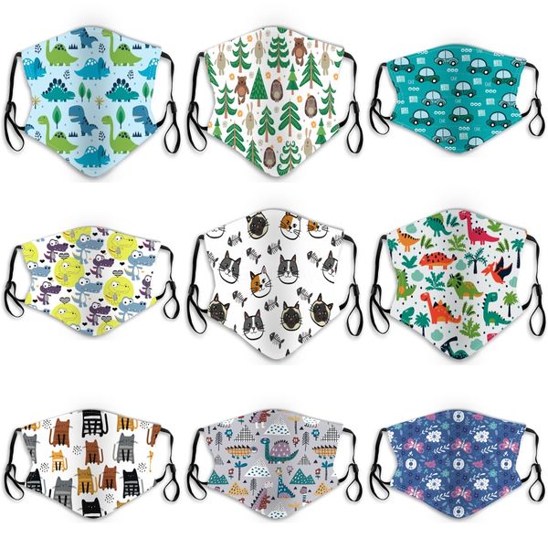 

individual pack face masks fashion kids face mask printed masks can wash children's protective breathable spring summer students#981