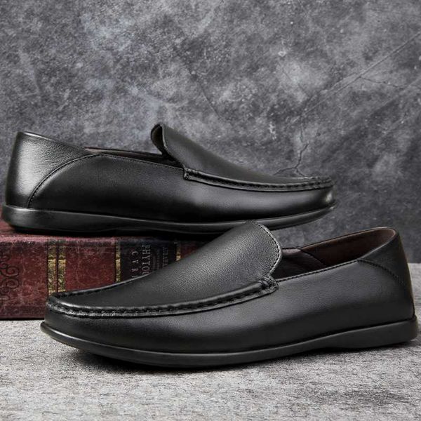 

проскользнуть 2020 спорт для мужских горячих zapatos cuero кроссовок плоского mens причинную досуг на пружинных человек вскользь мокасины па, Black