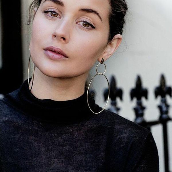 

зарплату геометрического сплав большого круга серьга женских серьги богемный стиль, Golden