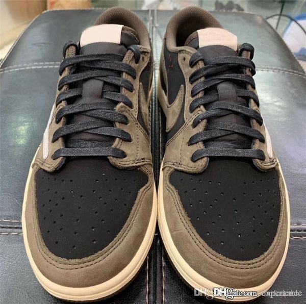 

2019 new air аутентичного трэвис скотт х 1 низкого og sp ts dark mocha retro cactus jack black 3m университет 1s cq4277-001 люди баскетбол о