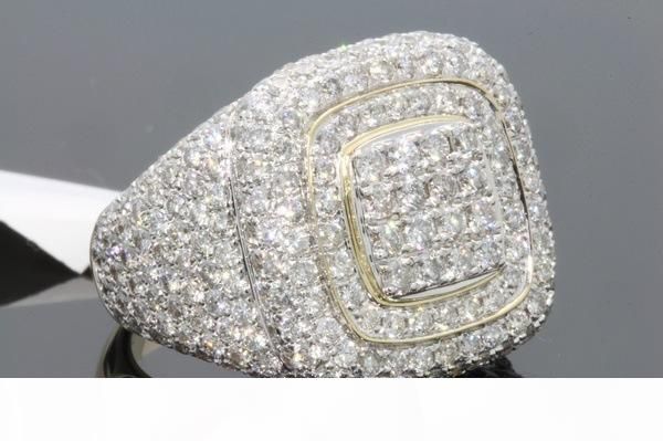 

новые 14k gold полный кольца с бриллиантами для мужчин хип-хоп перидот драгоценный камень anillos de bizuteria обручальные кольца bague etoi, Slivery;golden