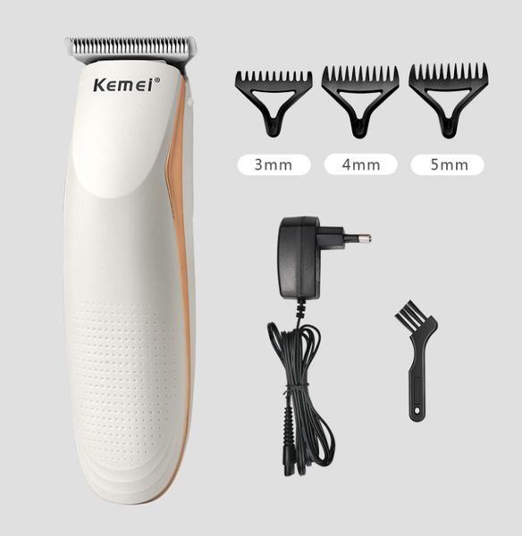 

kemei smart charging washable electric hair clipper km-6364 retro push white multifunctional electric hair clipper