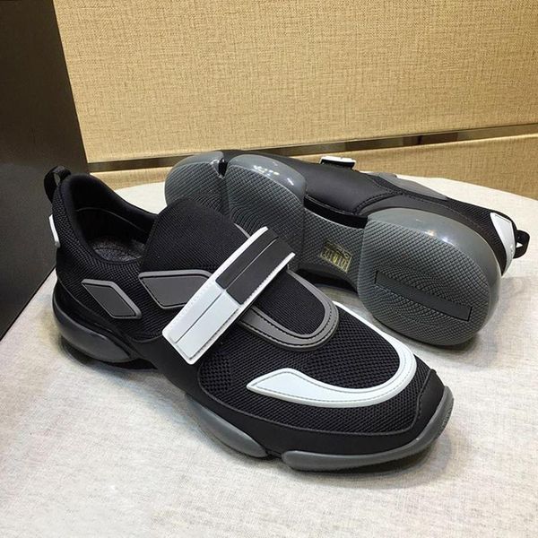 

cloudbust sneakers mens shoes comfortable outdoor walking shoes style low plus size hook &loop casual men shoes chaussures pour hommes, Black