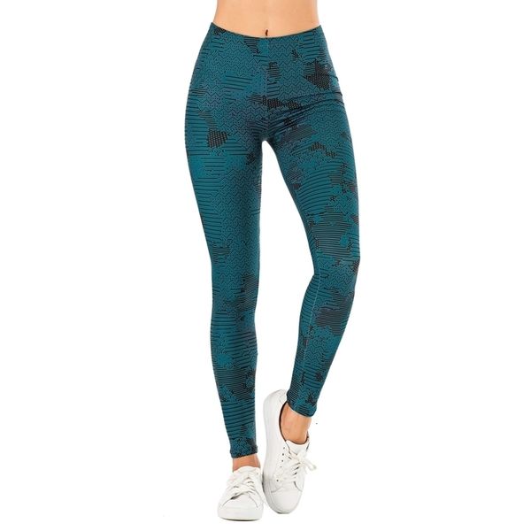 

brand fashion woman pants women legging dark blue printing fitness leggins slim legins soft and stretchy leggings, Black
