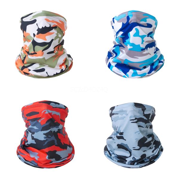 

military camouflage scarf scarves wraps neck warmer seamless bandana motorcycle buffe magic face shield ka #41#643, Black
