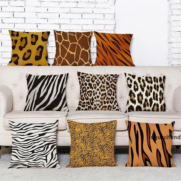 

leopard print pattern printing pillow case automobile fashion cushionÂ cover home furnishing sofa popular with various styles 6 5sy j1