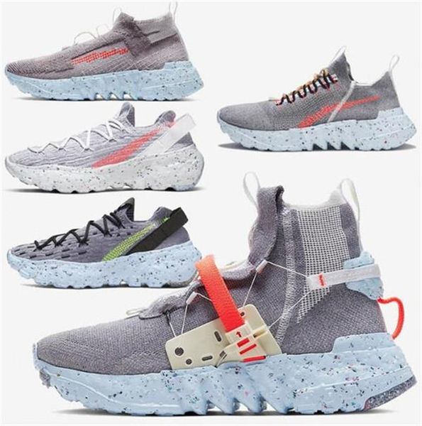 

space hippie running shoes for men women 2020 arrival trash transformed sports shoes sneaker size 36-45lmcy#, Black
