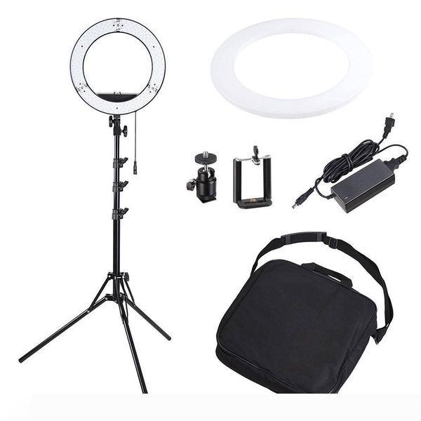 

us stock 12 inch 40w led ring light with tripod p studio camera light video light with tripod phone holder