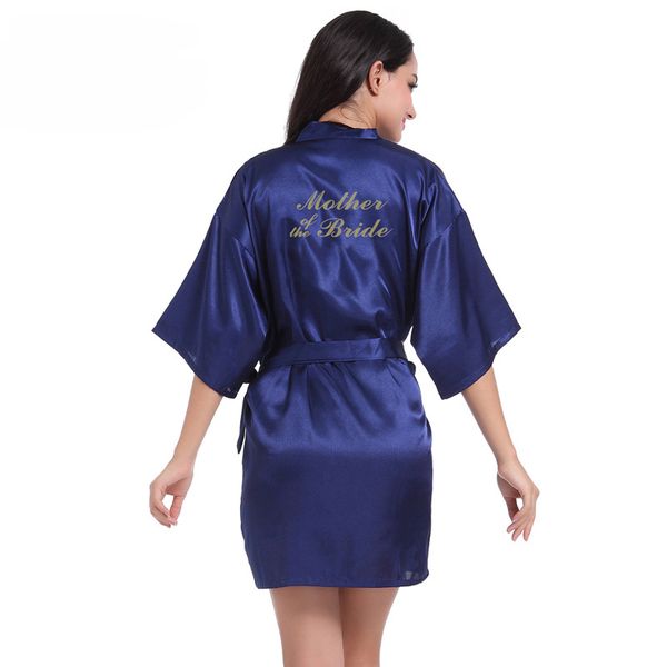 

mother of the bride wedding short robe bath gown bronzing womens kimono yukata nightgown sleepshirts pajama nightdress, Black;red