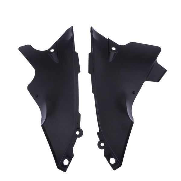 

motorcycle fairing parts left+right gas tank side cover panel guard for yamaha yzf r1 2004-2006 - black
