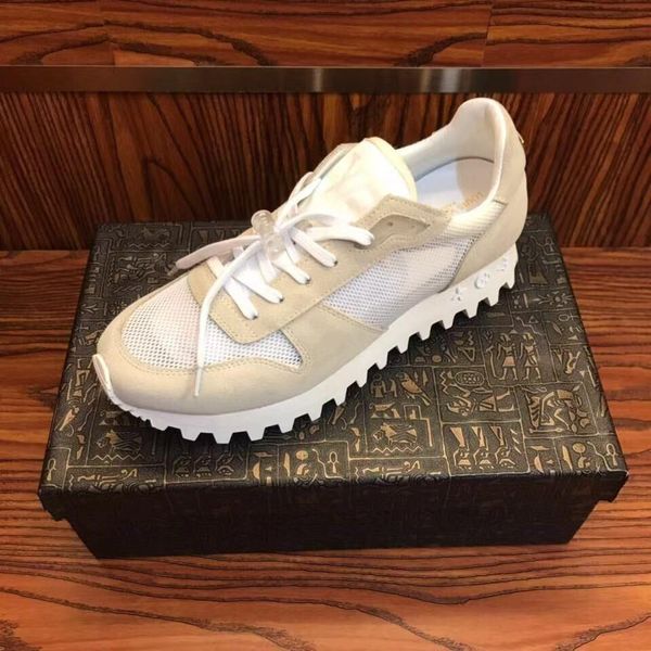 

2020h limited edition fashion men's casual shoes lace up outdoor shoes coach flat shoes leather low-men's sneakers 38-45, Black