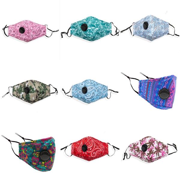 

floral print mask breathable foldable mouth masks anti dust washable reusable sunscreen masks face mask without filter designer mask dhb3#15, Black