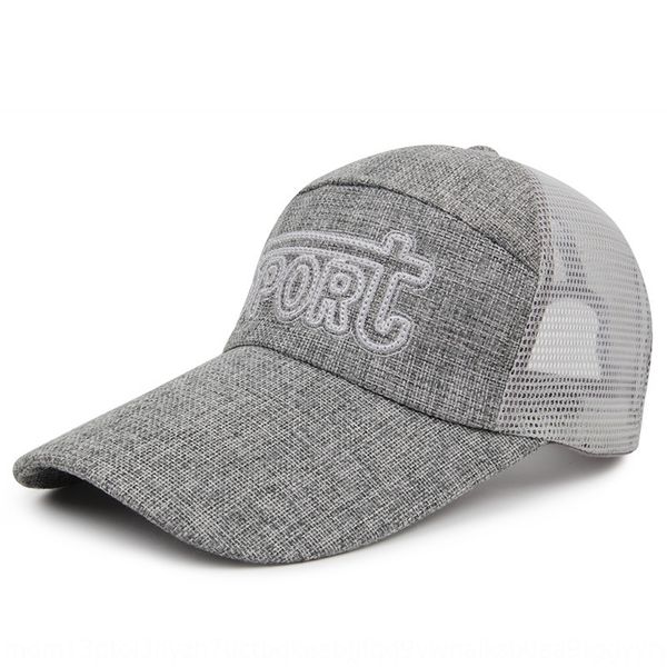 

men's summer mesh sun sunscreen baseball baseball cap screen hat outdoor fishing leisure sun hat breathable cap, Blue;gray