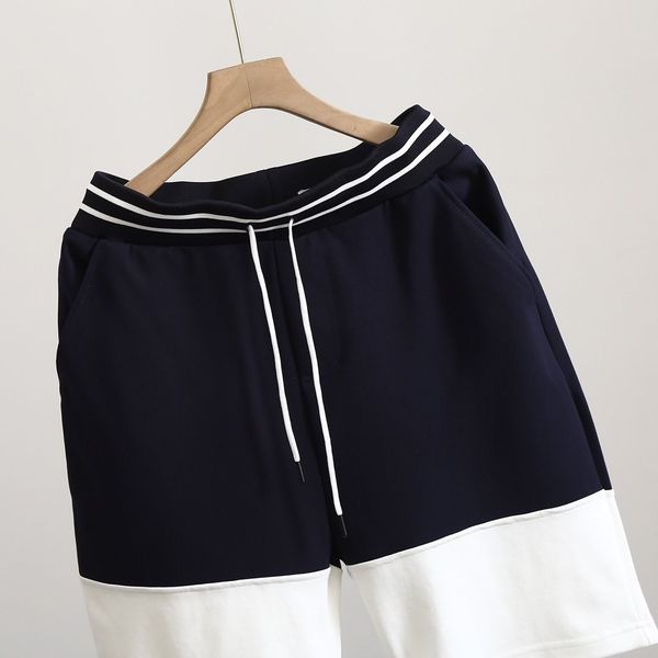 

spring and summer 2020 men's elastic band splicing casual shorts 5-point shorts sports shorts mens designer tracksuits 9240, White;black
