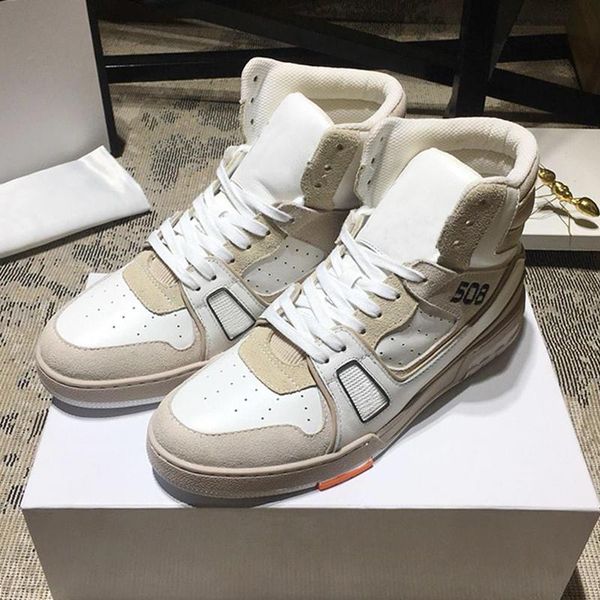 

fast delivery trainer sneaker boot men 's shoes fashion classic footwars luxury style lace -up high men shoes herren luxus marken, Black