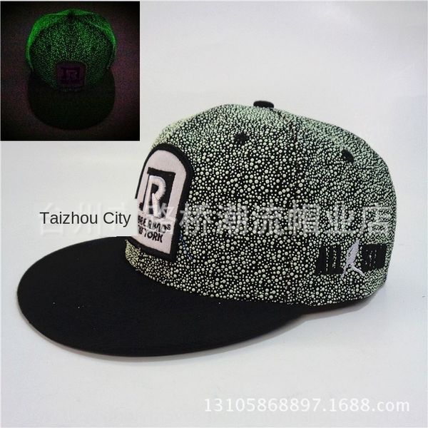 

fv6na new korean fashion luminous hip-hop flat edge baseball street baseball cap and wo hats dance cap nightclub fashion hat fashionable men, Blue;gray