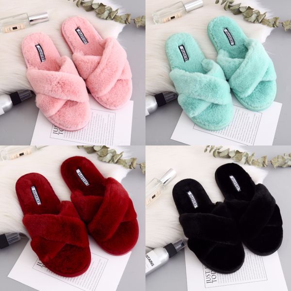 

18new1 with sandals slippers women real leather studs high heels sandal 34-40 rivet transparent slippers slide sandals flip flops#929, Black
