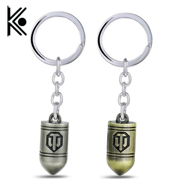 

game world of tanks keychain wot around collector's edition shells keychain pendant world of tanks cool key chain men gift, Silver