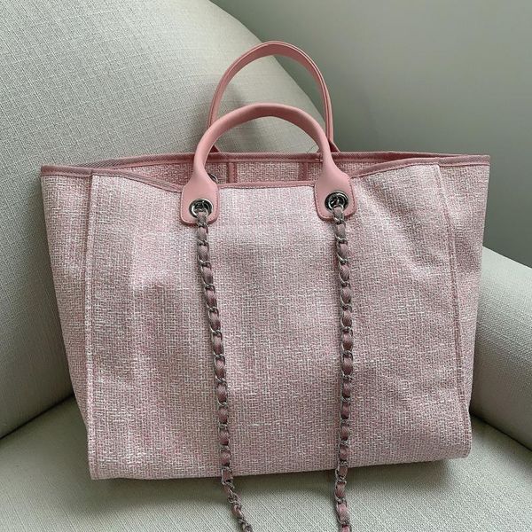 

fashion shopping bag brand designer large capacity canvas practical tote bag 2020 women's shoulder beach travel