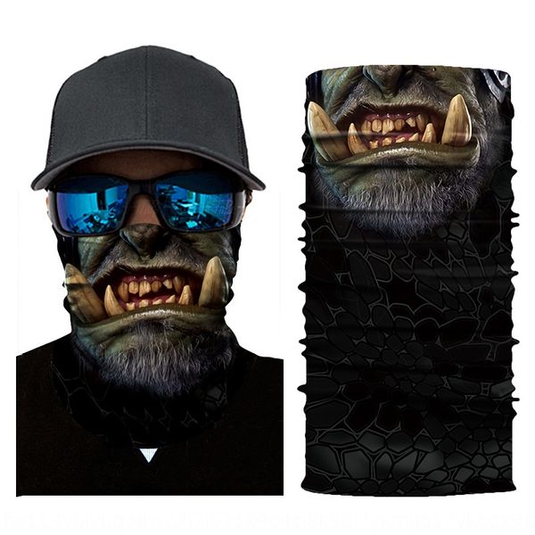 

outdoor dustproof windproof sand riding multifunctional skeleton breathable half mask mask face camouflage face towel