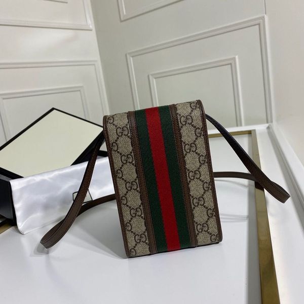 

7a высокого класса пользовательского качество классического леди крест тело сумка мода стиль аксессуары золото металл с длинным плечевым рем