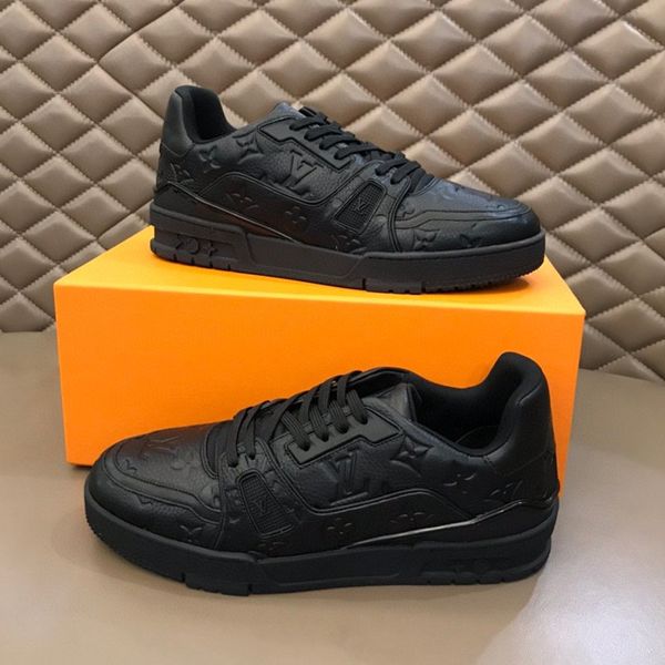 

081 high-quality men's casual sports shoes and designer luxury outdoor casual shoes, the original box size is 38-45, Black