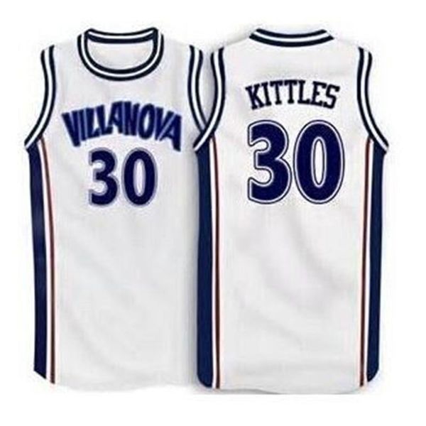 

custom kerry kittles villanova wildcats basketball jersey stitched stitches customize any size and name, Gray