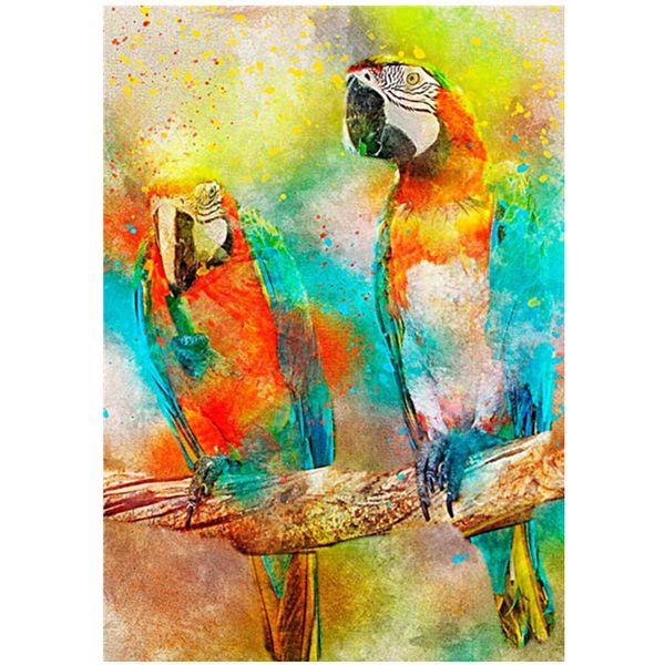 

animal full diamond 5d diy diamond painting colorful parrot diamond embroidery kit family leisure gift home decoration