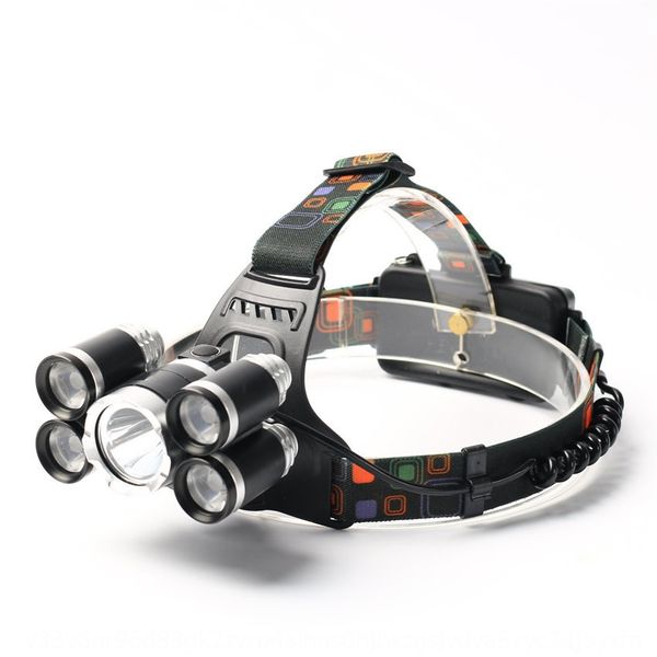 

2pyw2 outdoor charging waterproof aluminum alloy product led headlamp product headlight 5led headlight 5 outdoor charging waterproof alumin