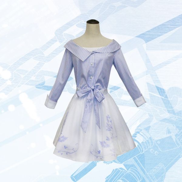 

man yi shang and yi shang lian lian dai producer producer bai qi xu mo li zeyan zhou qiluo and heroine coswear anime day regular wear, Black;red